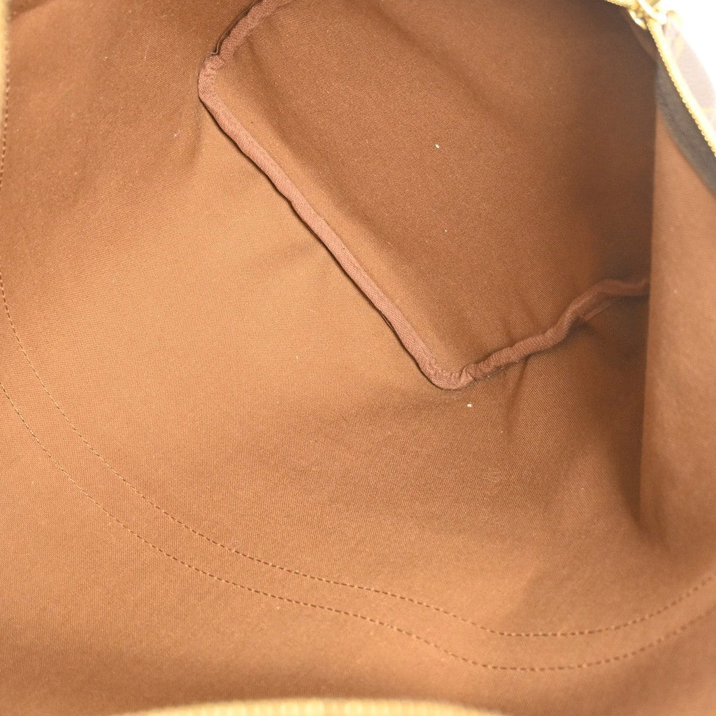 Louis Vuitton Keepall Bag Monogram Canvas Brown Canvas Travel Bag