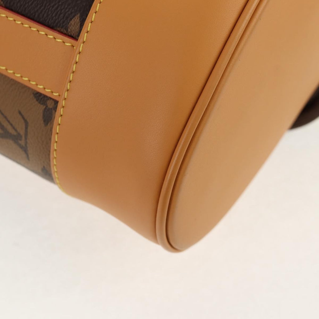 Louis Vuitton Nigo Randonnee Backpack Limited Edition Stripes Monogram Canvas Brown Canvas Shoulder Bag