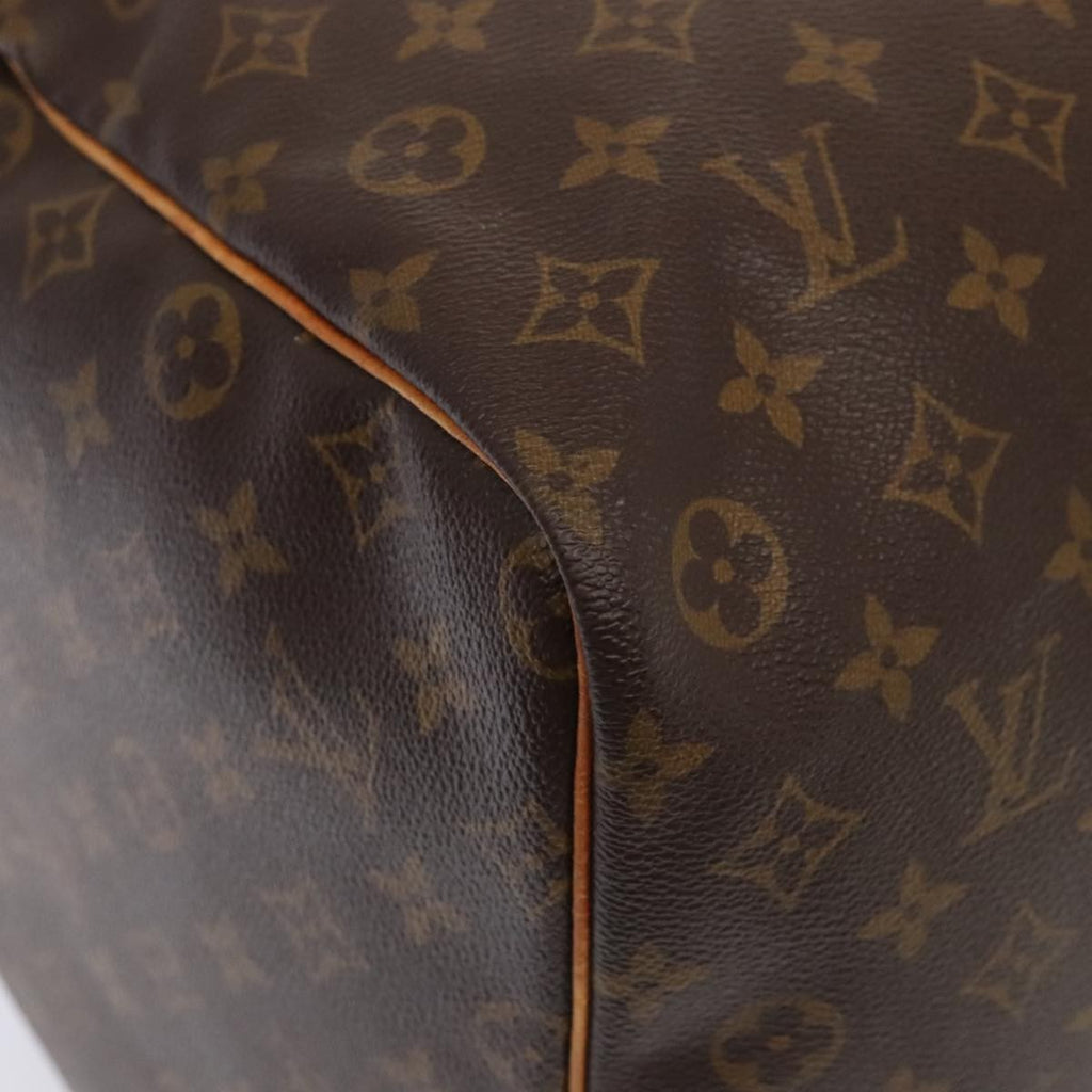 Louis Vuitton Keepall Bag Monogram Canvas Brown Canvas Travel Bag