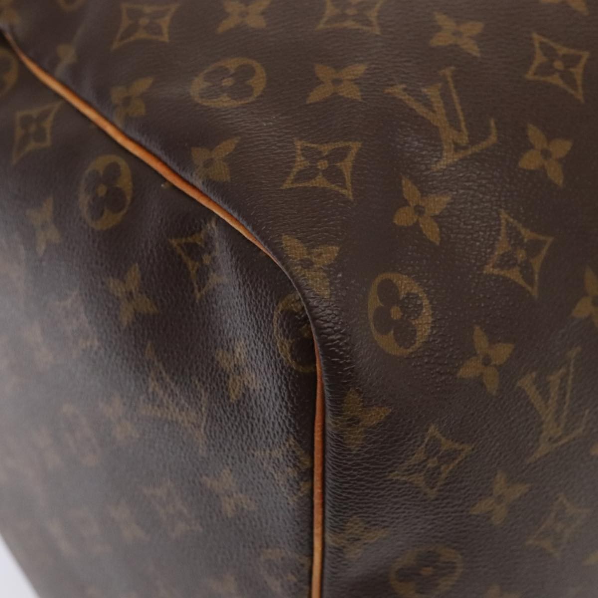 Louis Vuitton Keepall Bag Monogram Canvas Brown Canvas Travel Bag