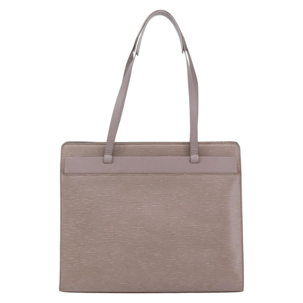 Louis Vuitton Croisette Handbag Epi Leather Purple Leather Tote Bag