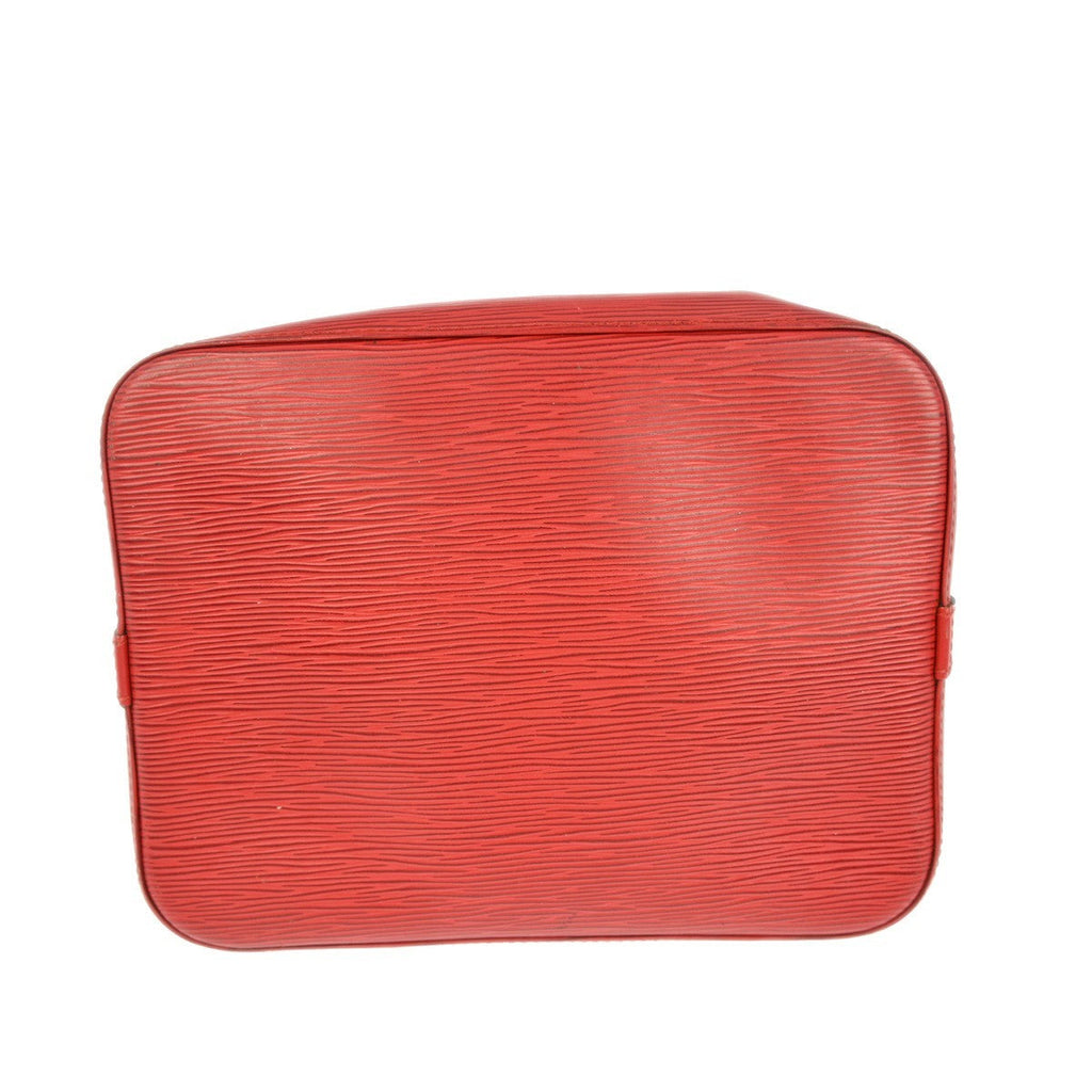 Louis Vuitton Petit Noe Handbag Epi Leather Red Leather Shoulder Bag