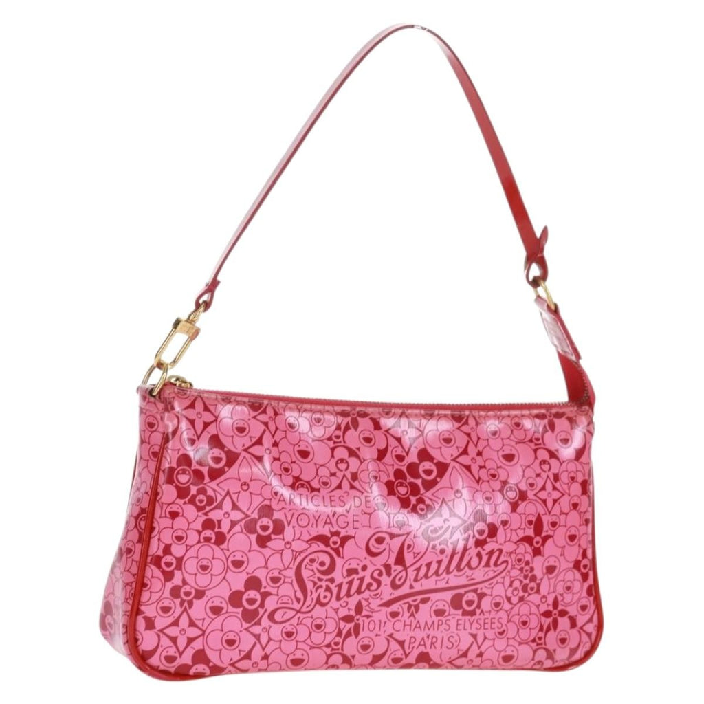 Louis Vuitton Pochette Accessoires Cosmic Blossom Pink Pvc Clutche & Pouche Bag