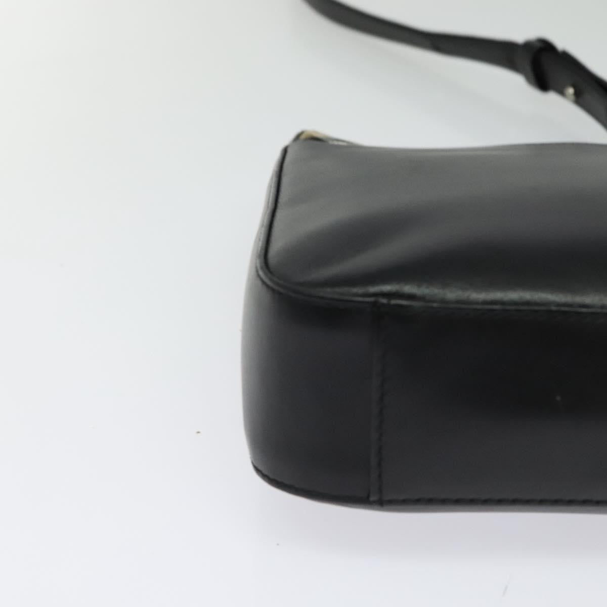 Burberry Front Pocket Flap Messenger Leather With Vintage Check Canvas Black Leather Bag