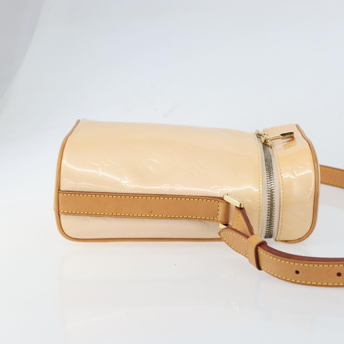 Louis Vuitton Sullivan Handbag Monogram Vernis Pink Patent_Leather Shoulder Bag