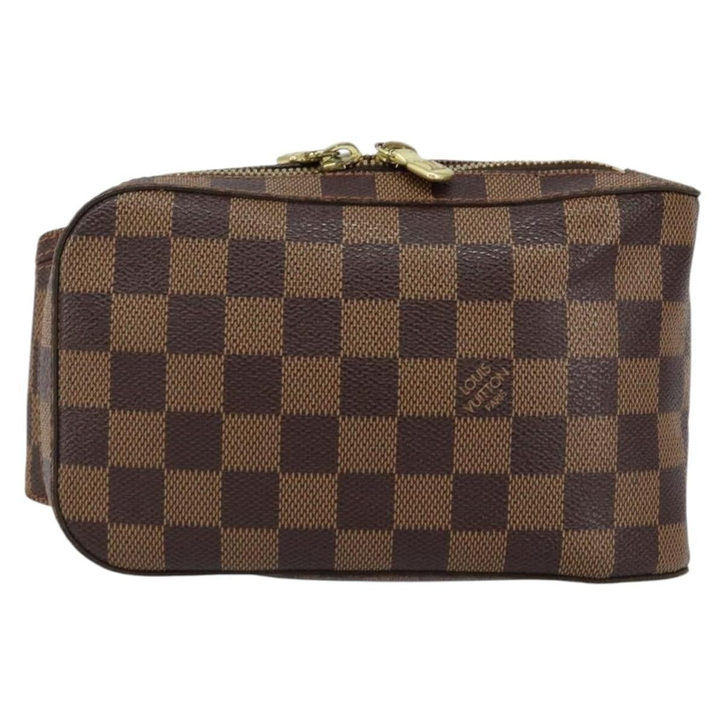 Louis Vuitton Geronimos Waist Bag Damier Brown Canvas Shoulder Bag
