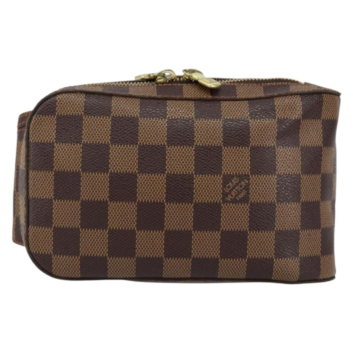 Louis Vuitton Geronimos Waist Bag Damier Brown Canvas Shoulder Bag