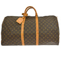 Louis Vuitton Keepall Bag Monogram Canvas Brown Canvas Travel Bag