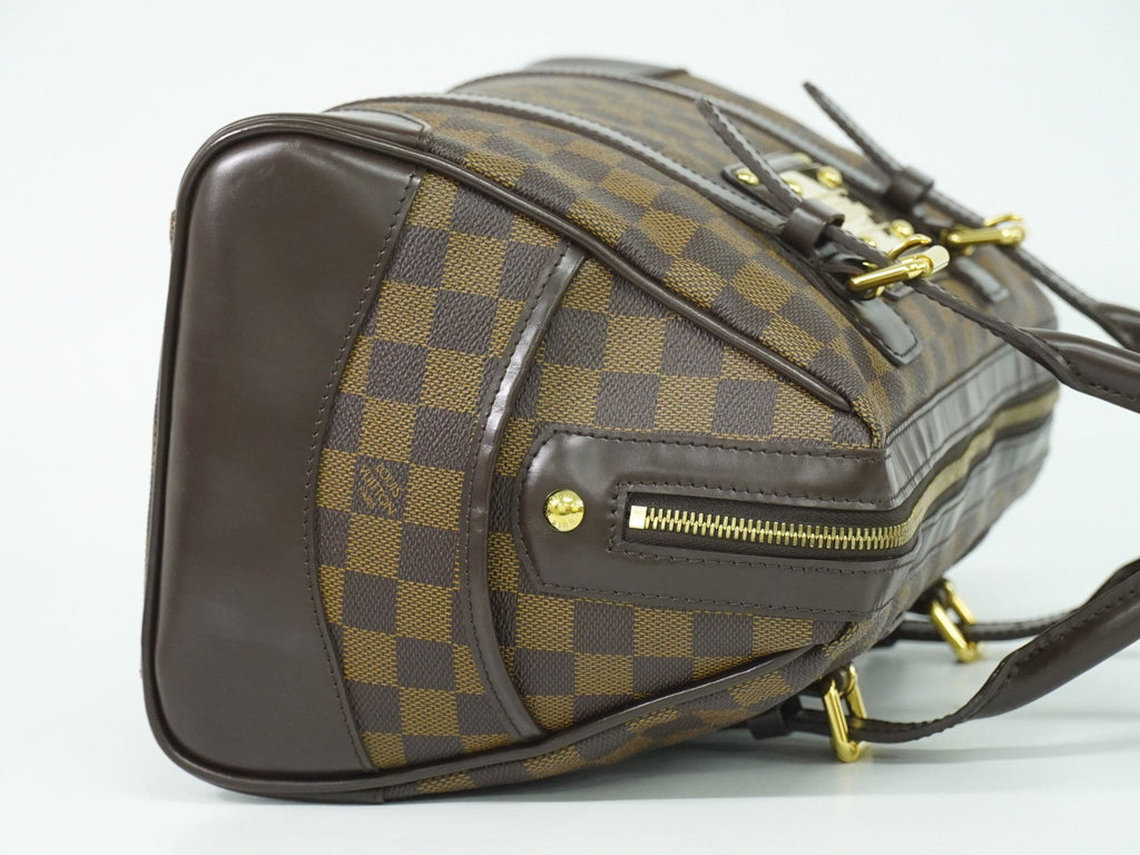 Louis Vuitton Berkeley Handbag Damier Brown Canvas Handbag