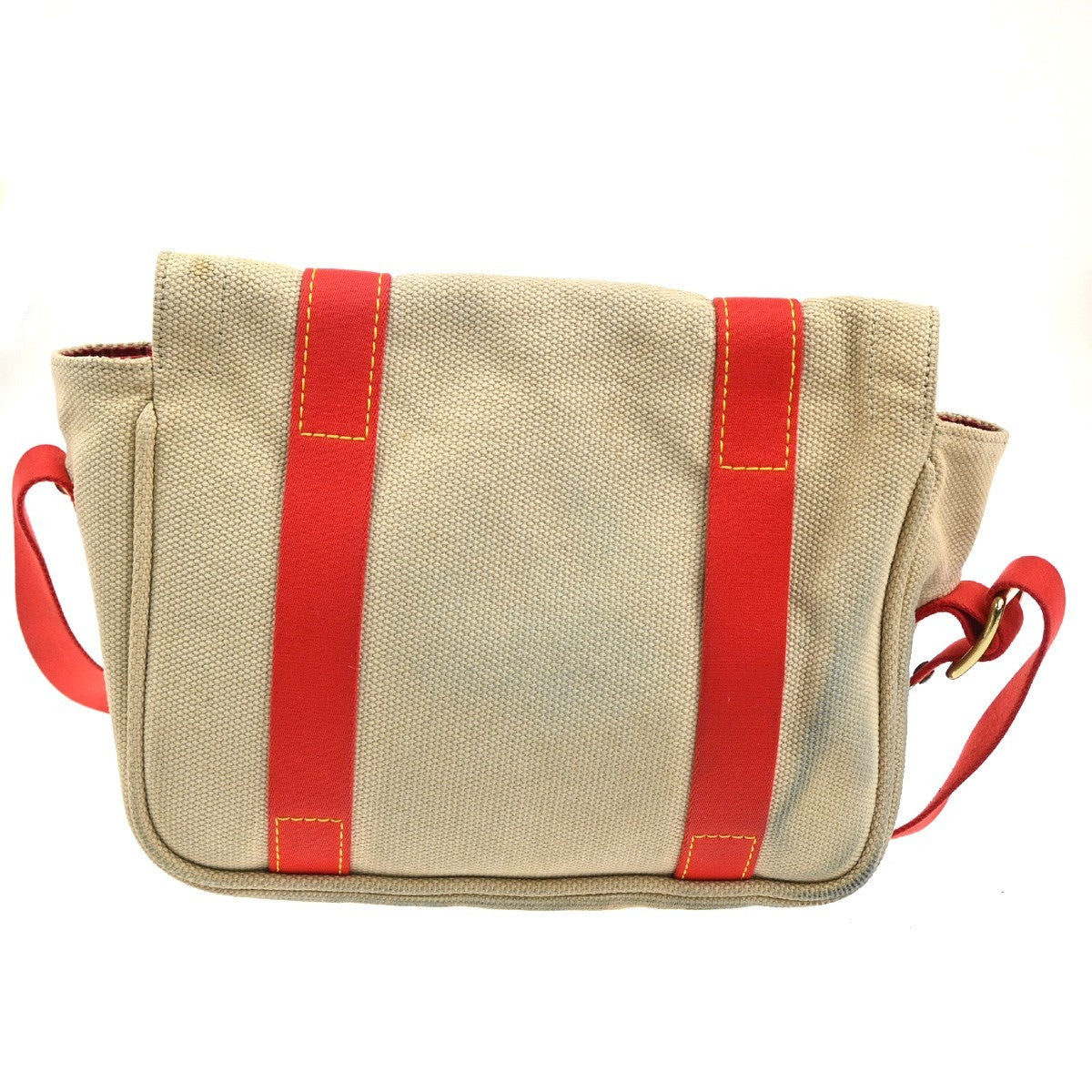 Louis Vuitton Antigua Besace Messenger Bag Canvas Beige Canvas Shoulder Bag
