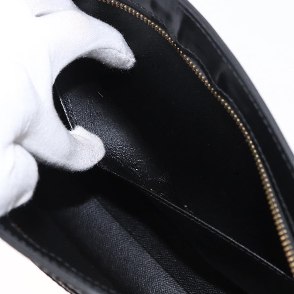 Louis Vuitton Pochette Homme Epi Leather Black Leather Clutche & Pouche Bag