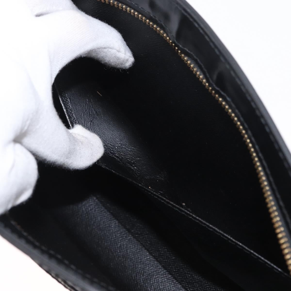 Louis Vuitton Pochette Homme Epi Leather Black Leather Clutche & Pouche Bag