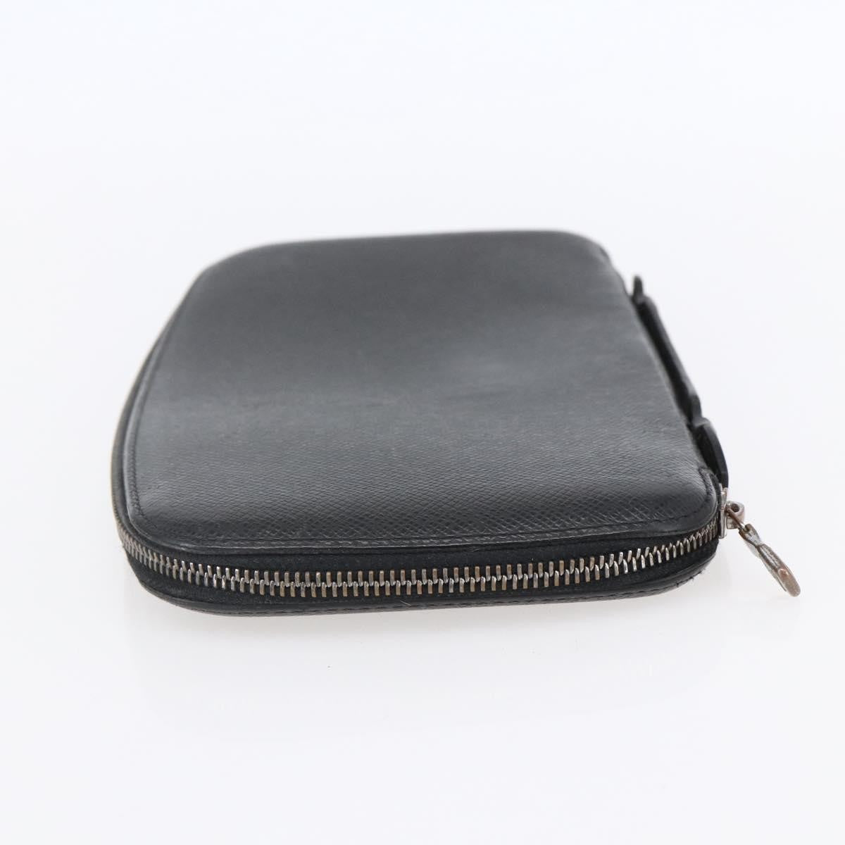 Louis Vuitton Organizer De Voyage Travel Wallet Leather Black Leather Wallets Accessory