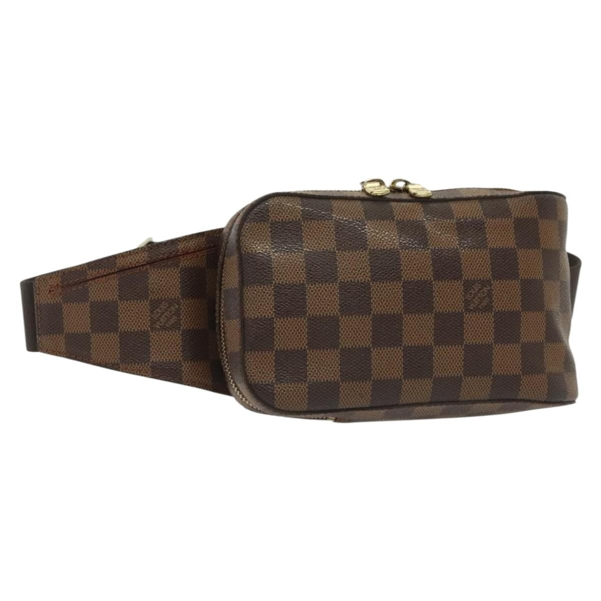 Louis Vuitton Geronimos Waist Bag Damier Brown Canvas Shoulder Bag