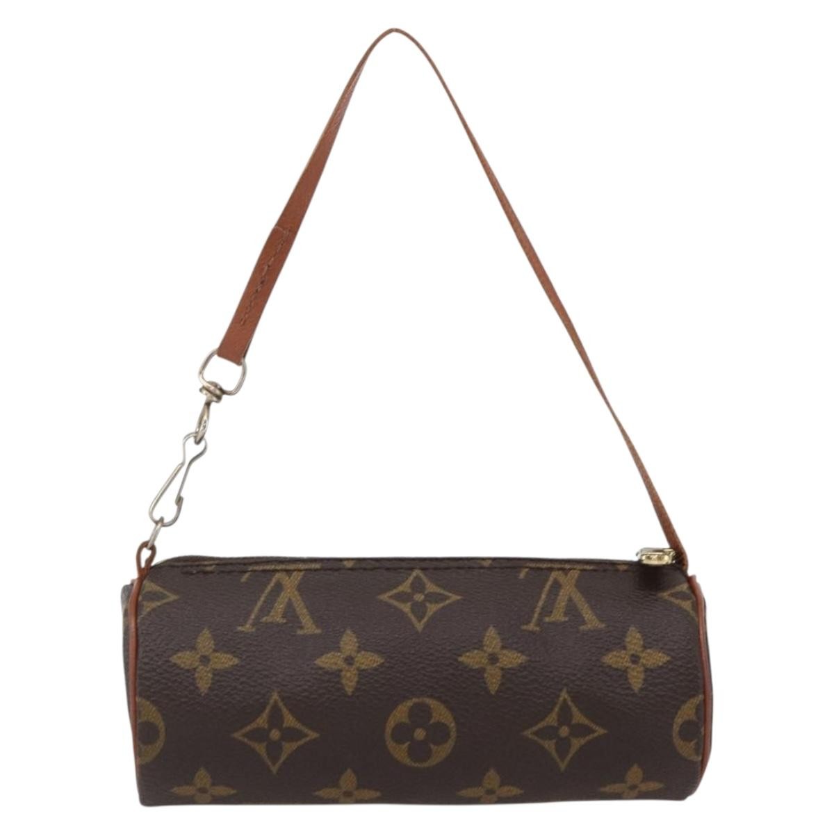 Louis Vuitton Papillon Pochette Monogram Canvas Brown Canvas Clutche & Pouche Bag
