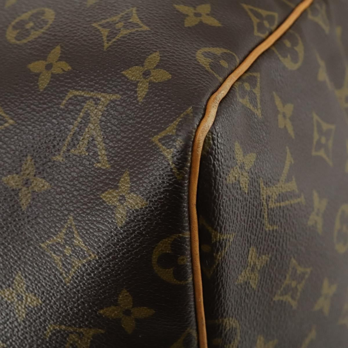 Louis Vuitton Keepall Bag Monogram Canvas Brown Canvas Travel Bag