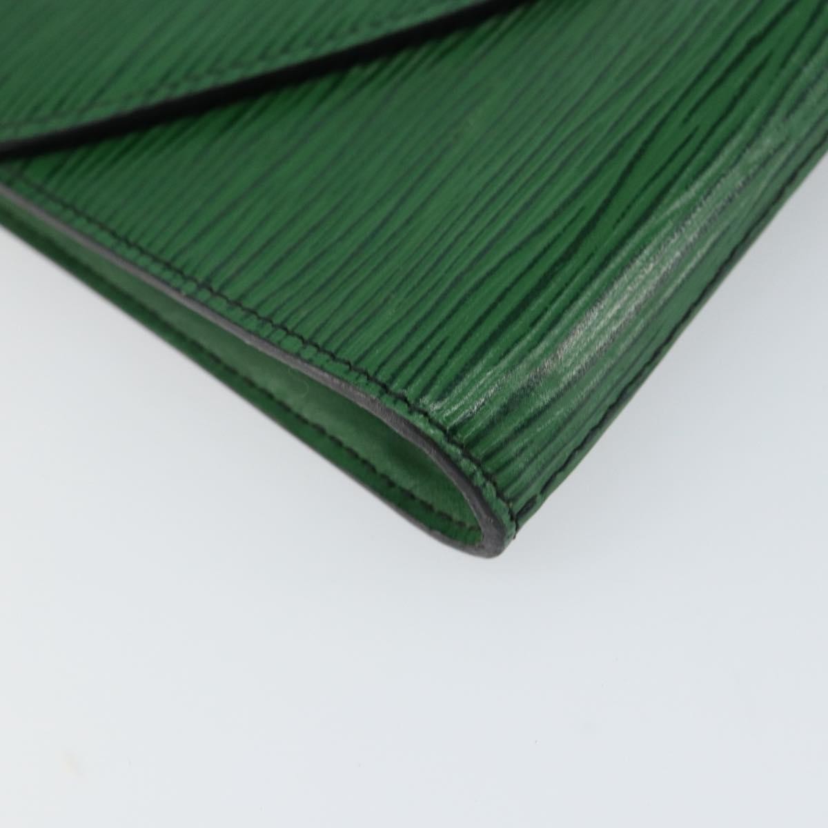 Louis Vuitton Art Deco Clutch Epi Leather Green Leather Clutche & Pouche Bag