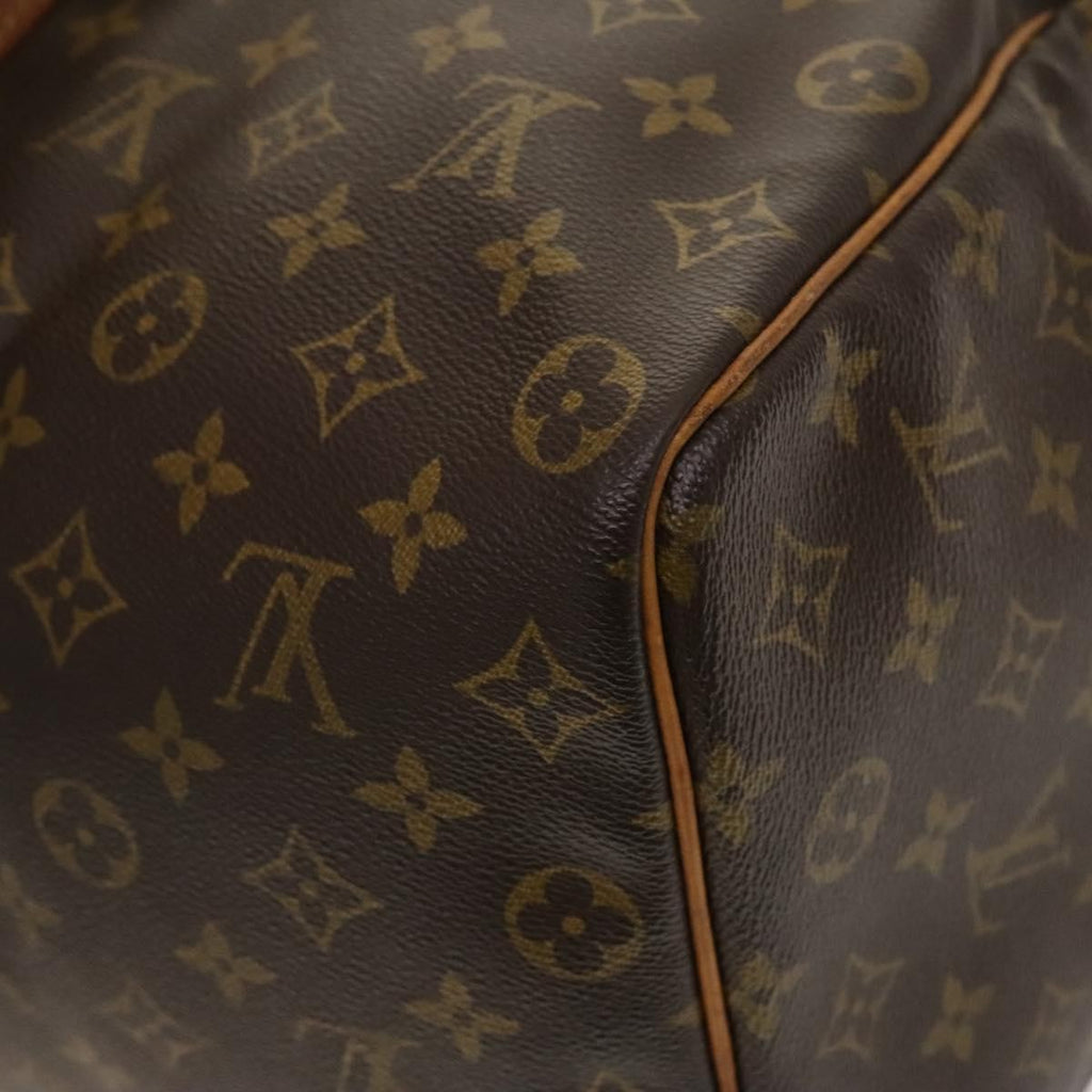 Louis Vuitton Keepall Bag Monogram Canvas Brown Canvas Travel Bag