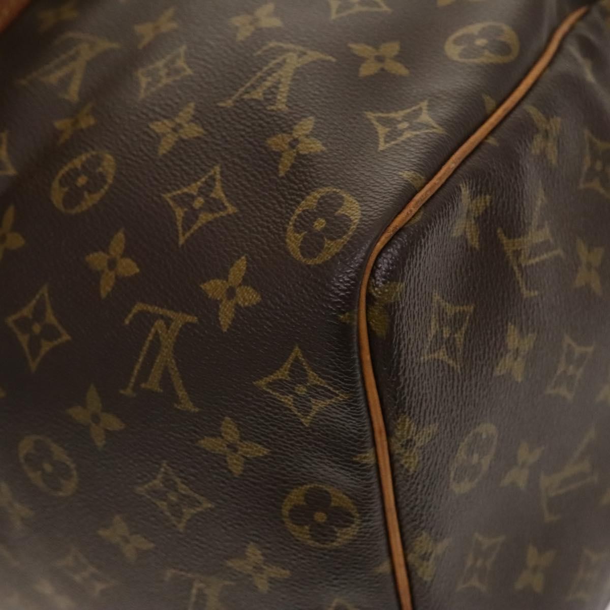 Louis Vuitton Keepall Bag Monogram Canvas Brown Canvas Travel Bag