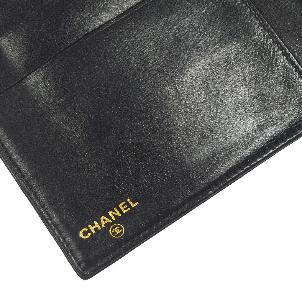 Chanel Timeless Cc French Wallet Caviar Black Leather Wallets Accessory