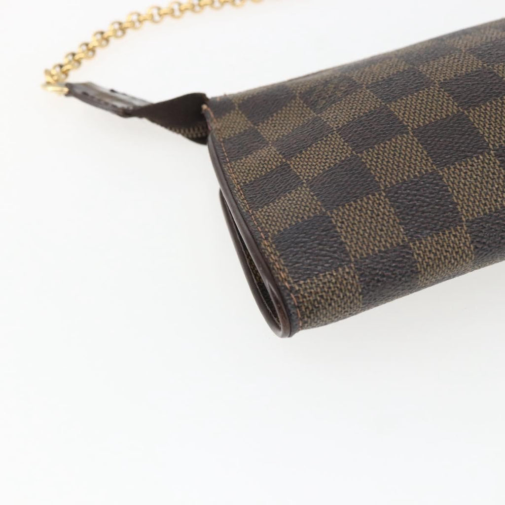 Louis Vuitton Sophie Handbag Damier Brown Canvas Clutche & Pouche Bag