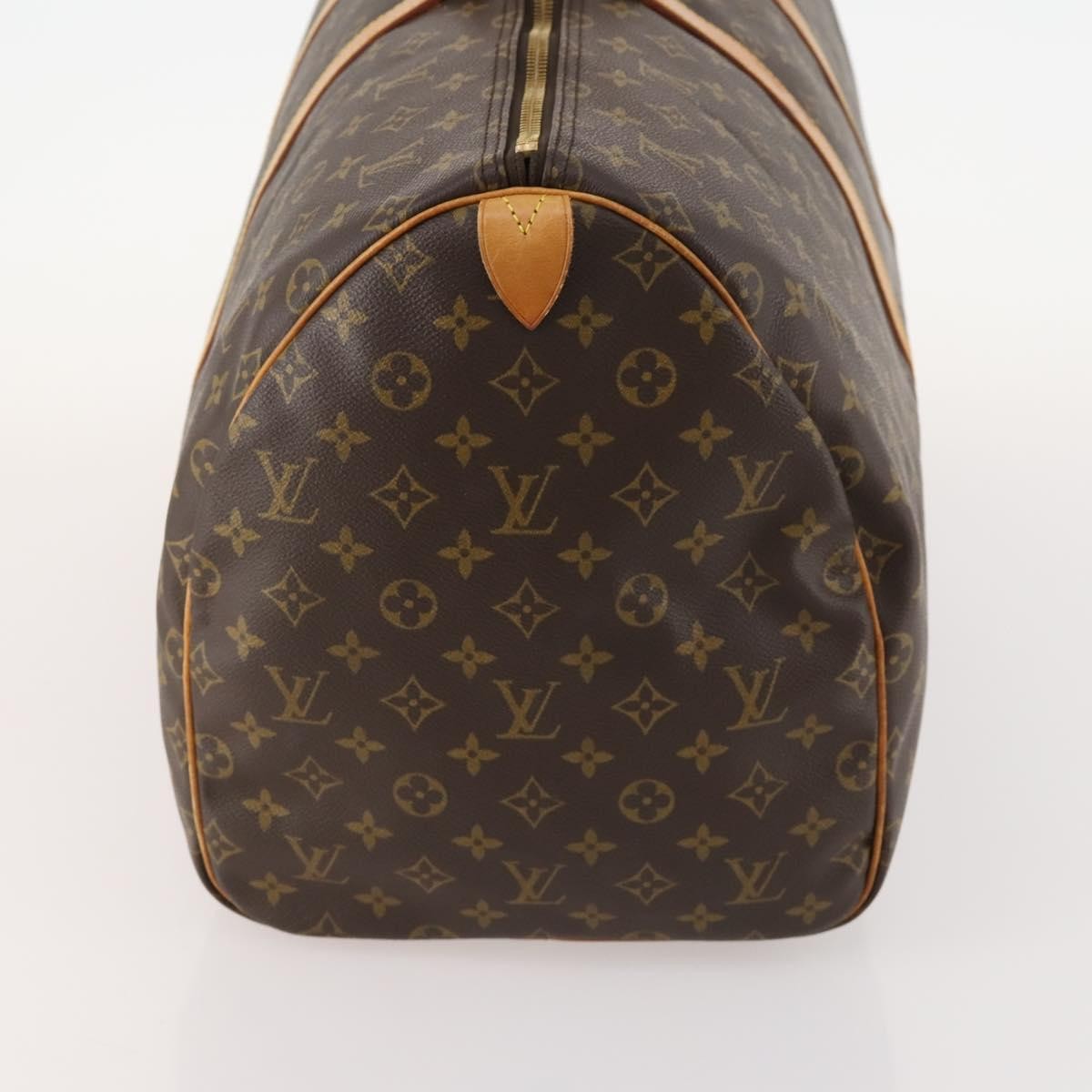 Louis Vuitton Keepall Bag Monogram Canvas Brown Canvas Travel Bag