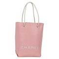 Chanel Essential Shopping Tote Leather Pink Leather Bag