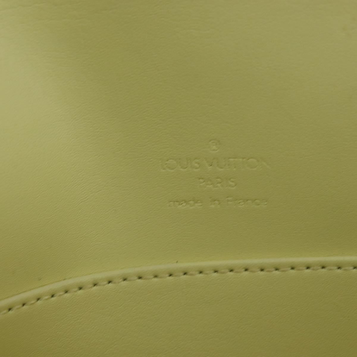 Louis Vuitton Thompson Street Handbag Monogram Vernis Yellow Patent_Leather Shoulder Bag