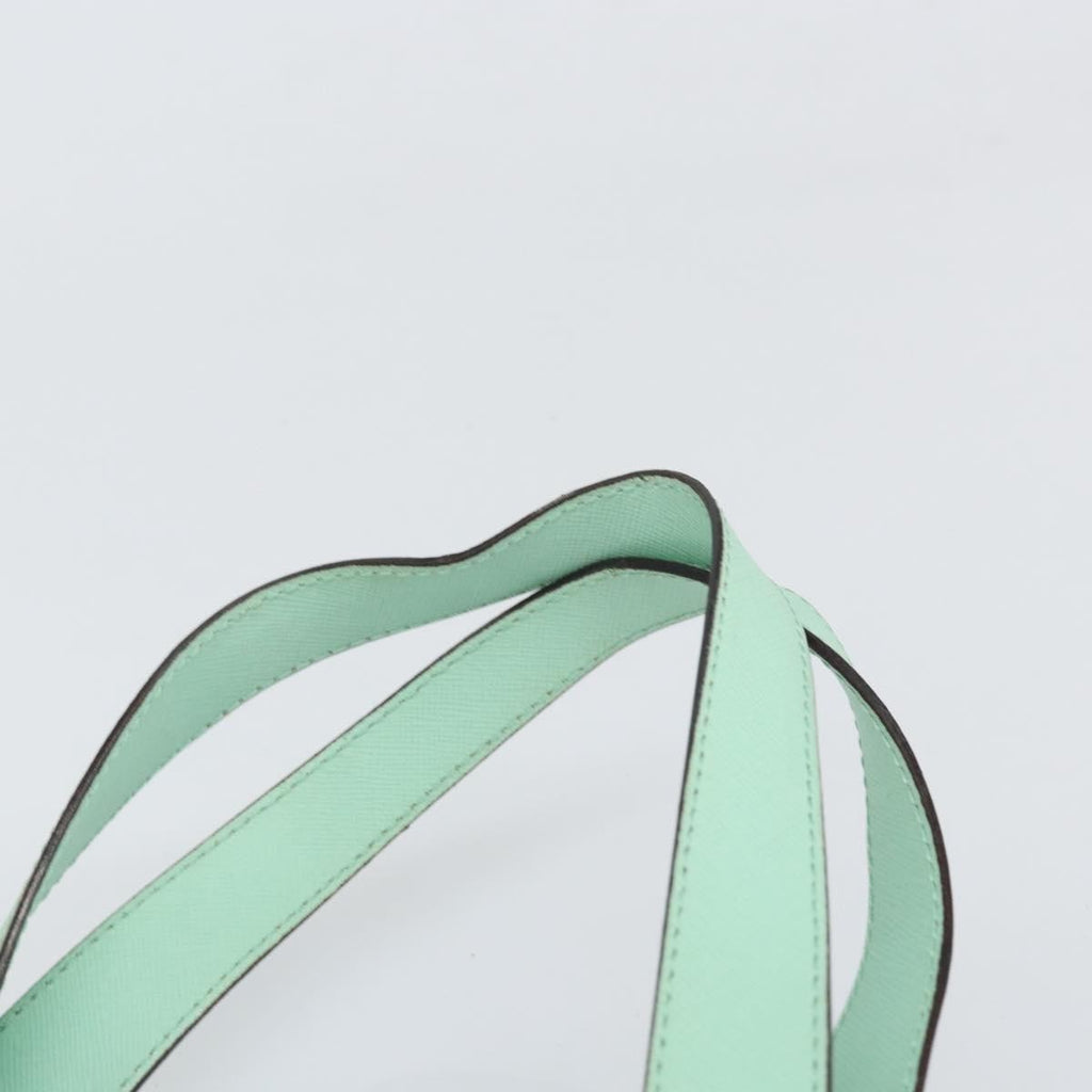 Celine Circle Logo Handbag Leather Green Leather Handbag