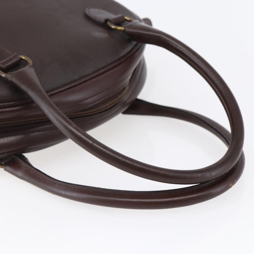 Christian Dior Vintage Trotter Handbag Canvas Brown Pvc Handbag (Pre-Owned)