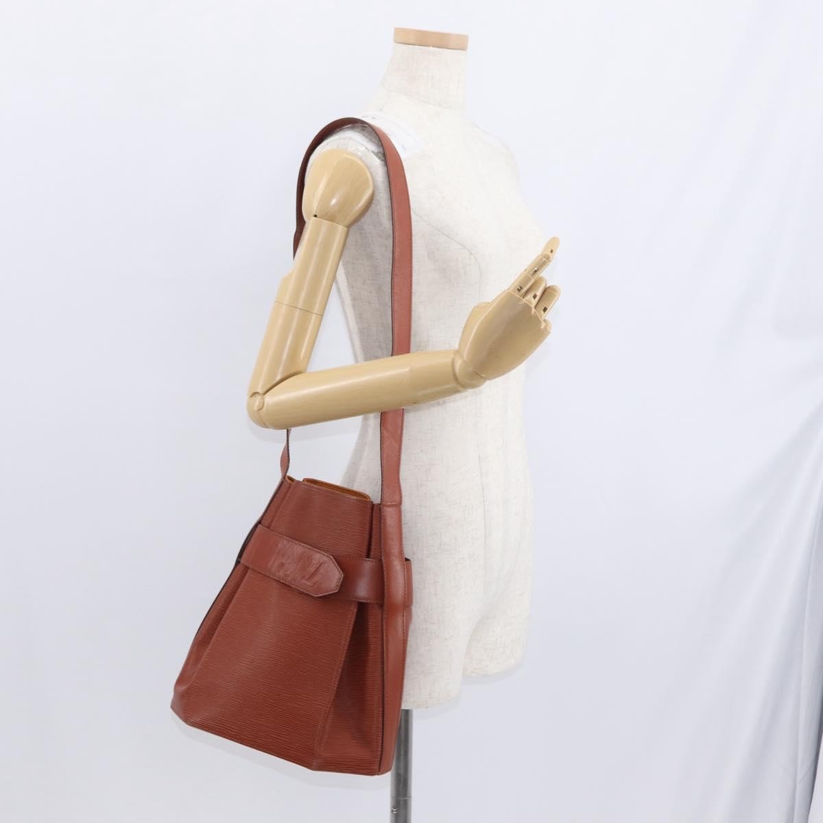 Louis Vuitton Vintage Sac D'epaule Handbag Epi Leather Brown Leather Shoulder Bag