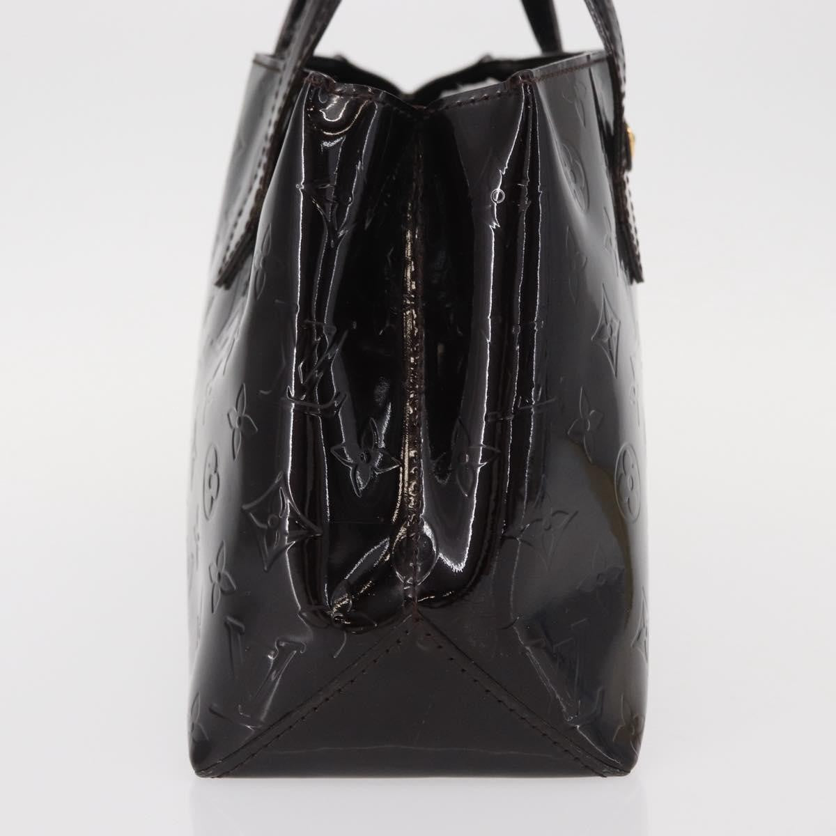 Louis Vuitton Wilshire Handbag Monogram Vernis Burgundy Patent_Leather Handbag