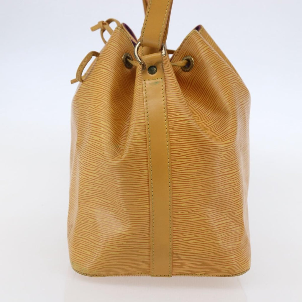Louis Vuitton Petit Noe Handbag Epi Leather Yellow Leather Shoulder Bag