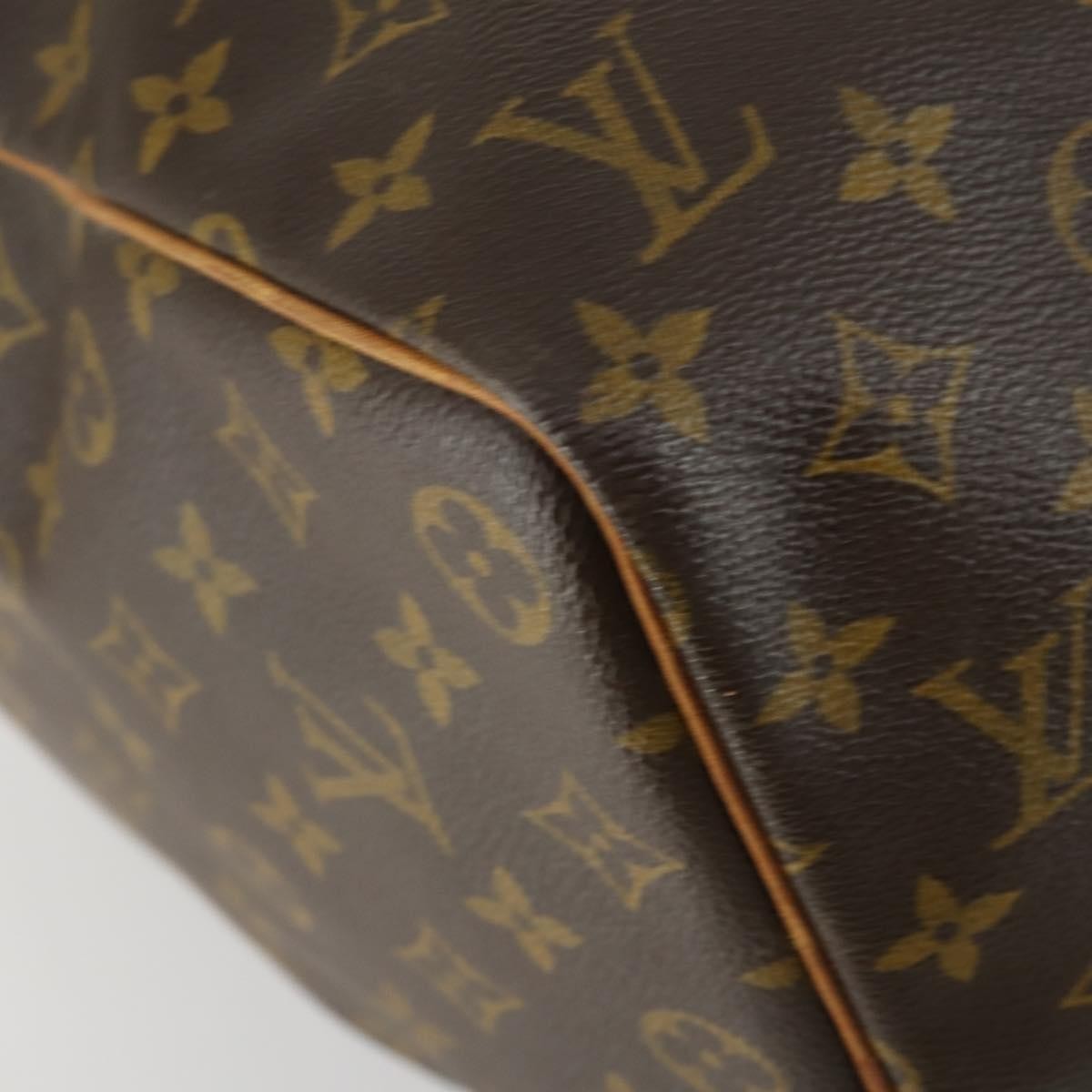 Louis Vuitton Keepall Bag Monogram Canvas Brown Canvas Travel Bag