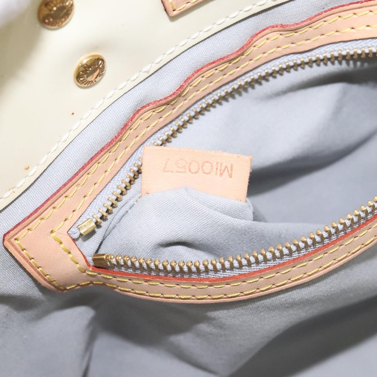 Louis Vuitton Reade Handbag Monogram Vernis Beige Patent_Leather Bag