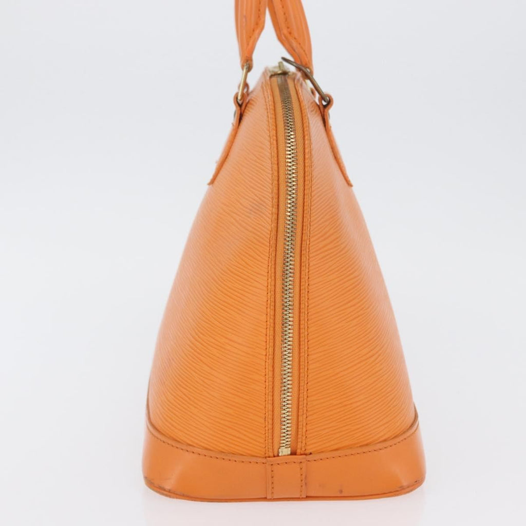 Louis Vuitton Vintage Alma Handbag Epi Leather Orange Leather Handbag