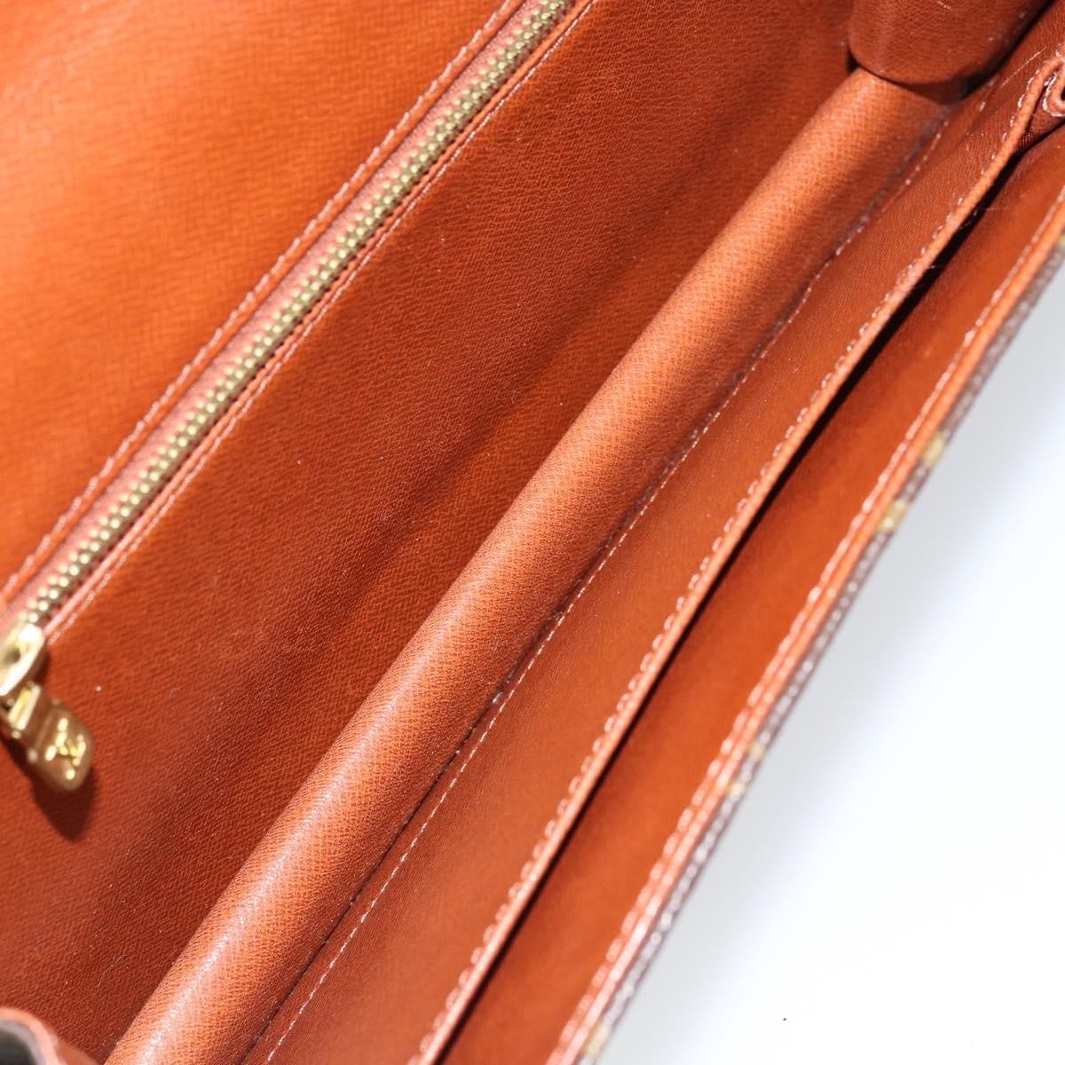 Louis Vuitton Dame Pochette Monogram Canvas Brown Canvas Clutche & Pouche Bag