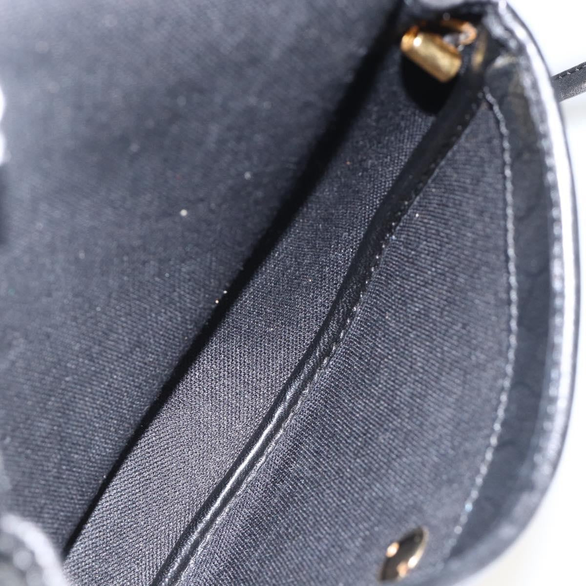 Christian Dior Vintage Honeycomb Shoulder Bag Canvas And Leather Black Canvas Shoulder Bag Bag (Pre-Owned)