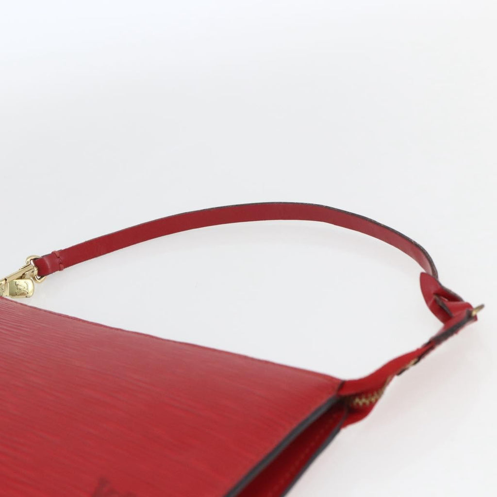 Louis Vuitton Pochette Accessoires Epi Leather Red Leather Clutche & Pouche Bag