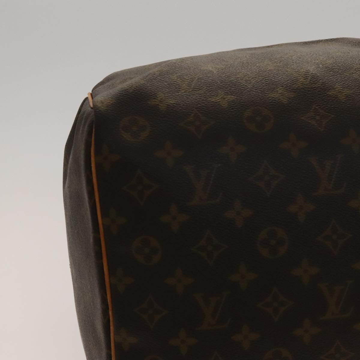 Louis Vuitton Keepall Bag Monogram Canvas Brown Canvas Travel Bag
