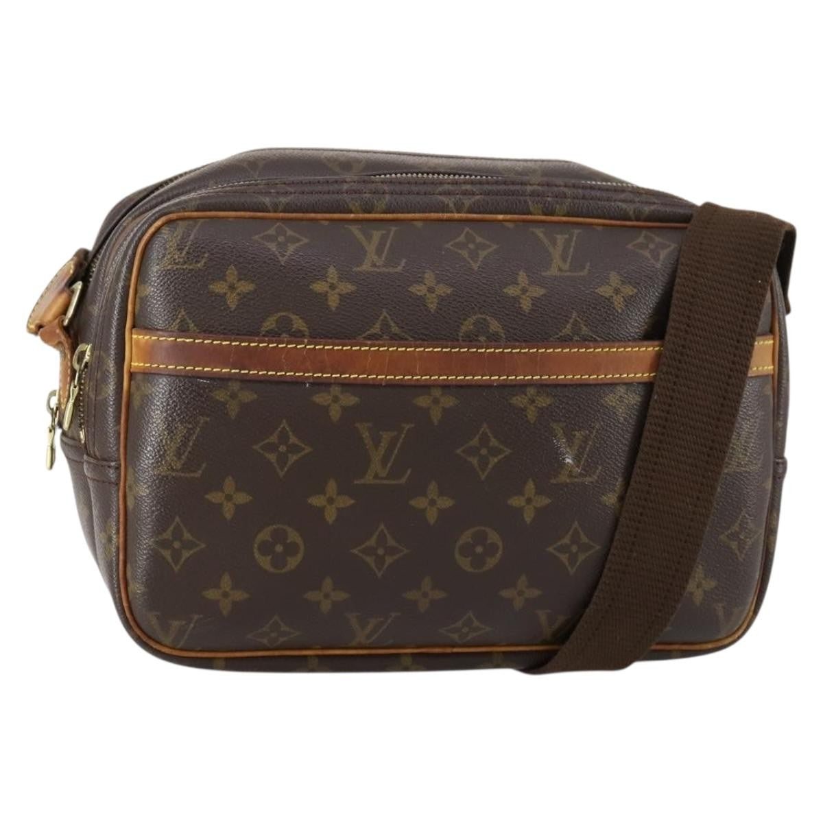Louis Vuitton Reporter Bag Monogram Canvas Brown Canvas Shoulder Bag