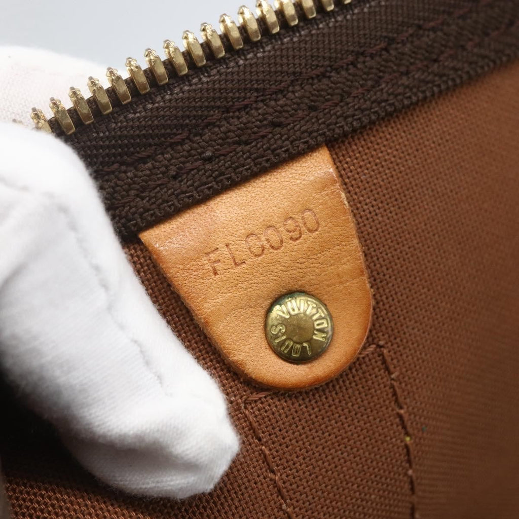 Louis Vuitton Keepall Bag Monogram Canvas Brown Canvas Travel Bag