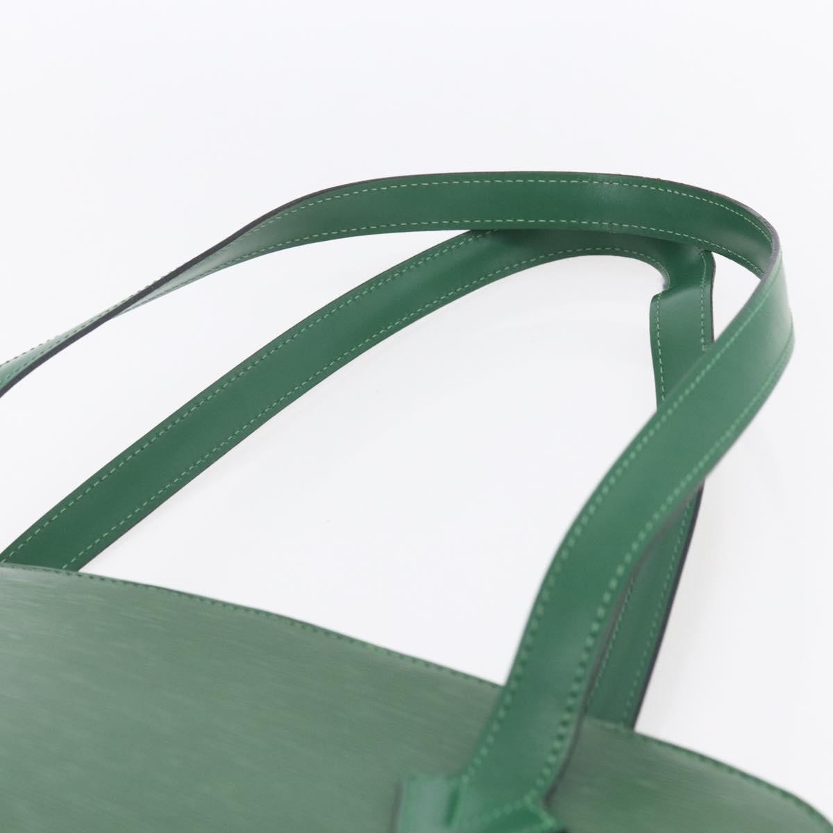 Louis Vuitton Lussac Handbag Epi Leather Green Leather Shoulder Bag