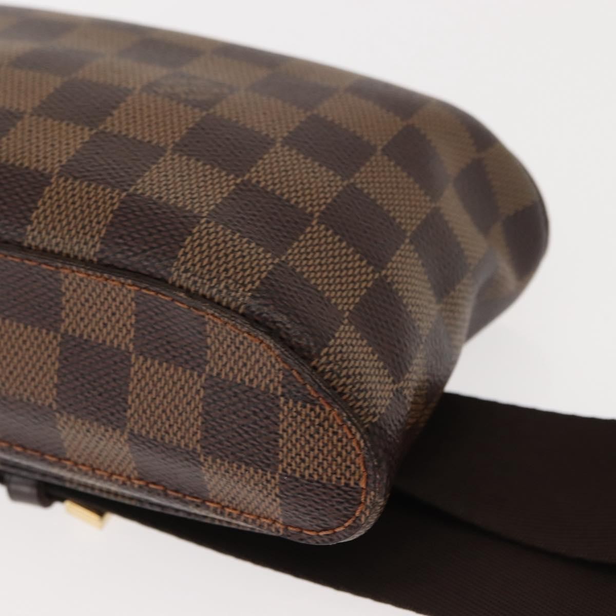 Louis Vuitton Geronimos Waist Bag Damier Brown Canvas Shoulder Bag