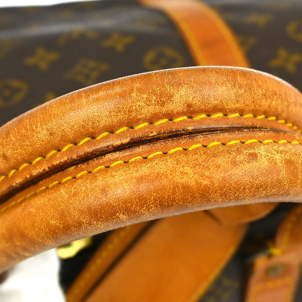 Louis Vuitton Keepall Bag Monogram Canvas Brown Canvas Travel Bag