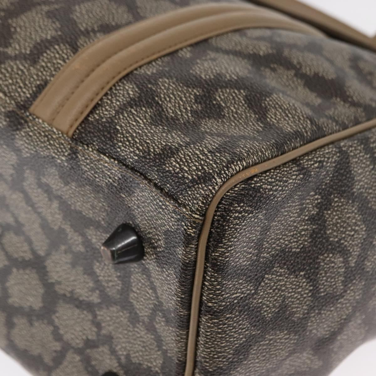 Saint Laurent Vintage Handbag Pvc Leather Gray Pvc Handbag (Pre-Owned)