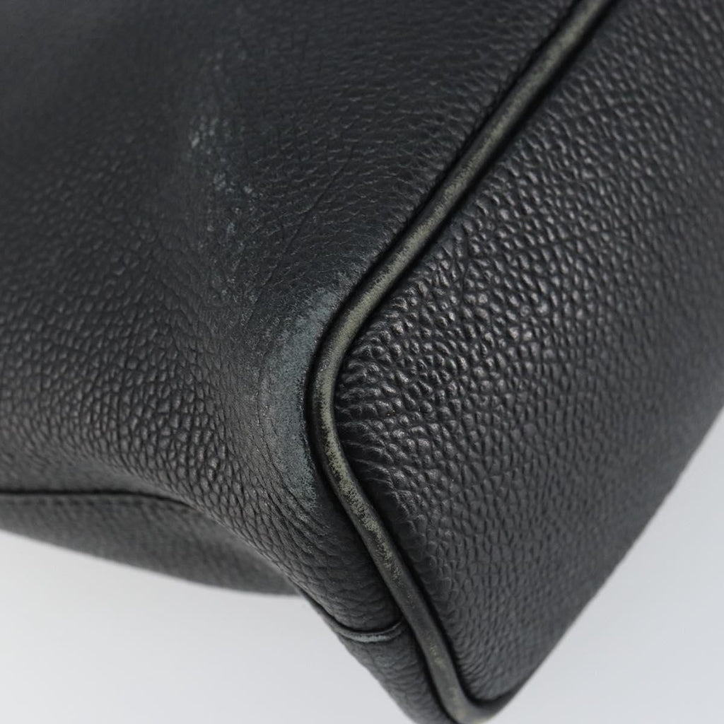 Burberry Vintage Handbag Leather Black Leather Handbag