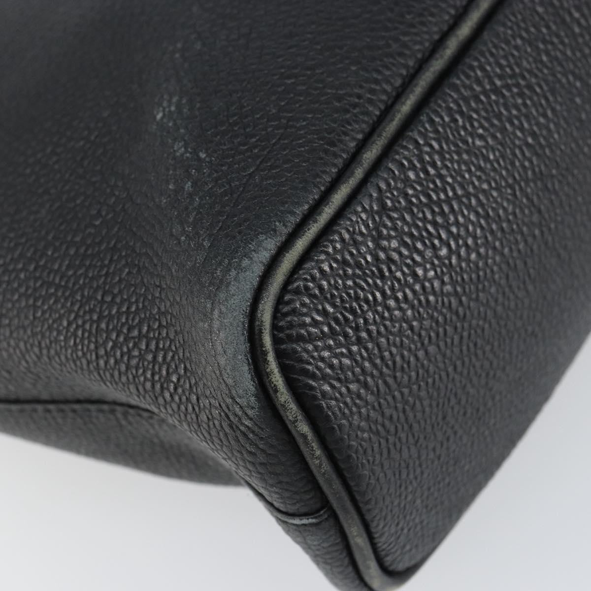 Burberry Vintage Handbag Leather Black Leather Handbag