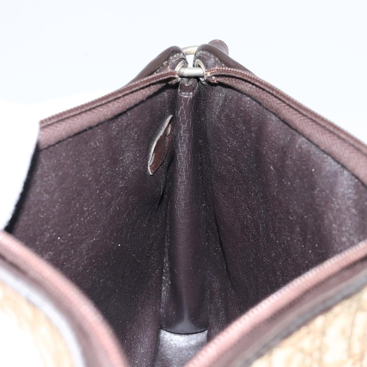 Christian Dior Vintage Trotter Shoulder Bag Canvas Beige Canvas Shoulder Bag Bag (Pre-Owned)