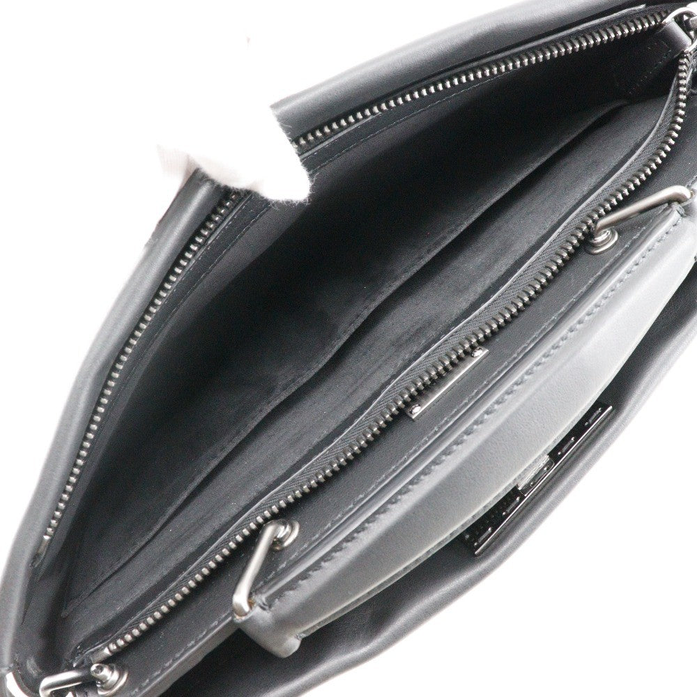 Fendi Peekaboo Iconic Fit Bag Leather Black Leather Briefcase Bag